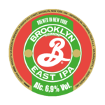etichetta della birra artigianale brooklyn ipa