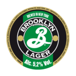 etichetta della birra artigianale brooklyn lager